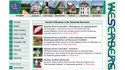Kommunale Internetpräsenz der Gemeinde Oberweser